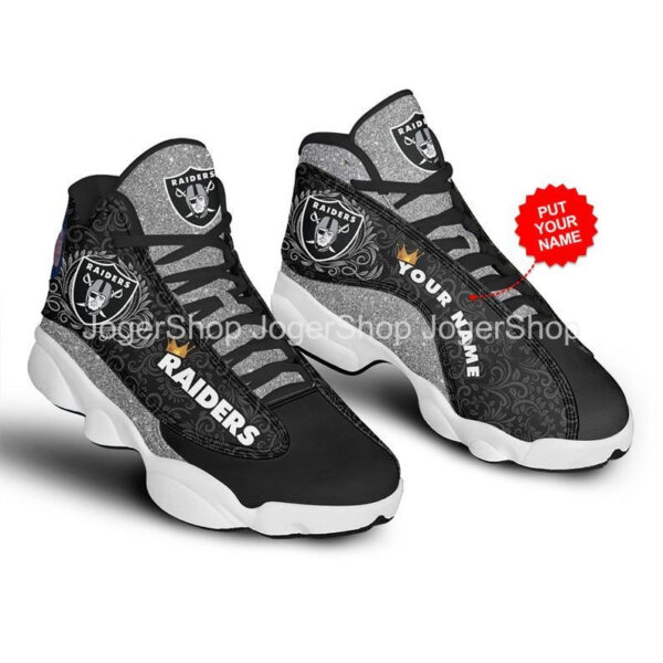 Tubopro Las Vegas Raiders NFL AJ13 Sneakers Shoes For Men And Women