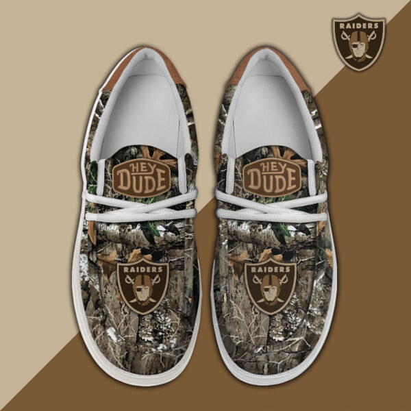 Tubopro Las Vegas Raiders Personalized Hey Dude Shoes For Men And Women