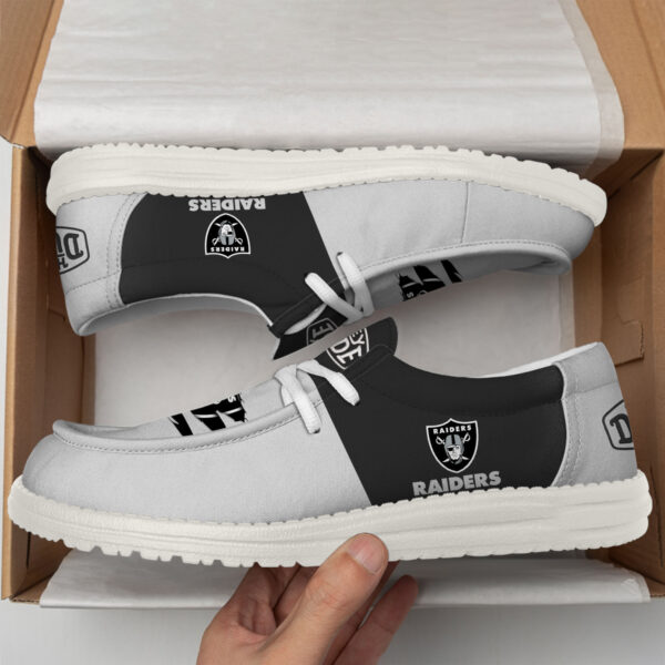 Tubopro Las Vegas Raiders Personalized Hey Dude Shoes For Men And Women - Image 4