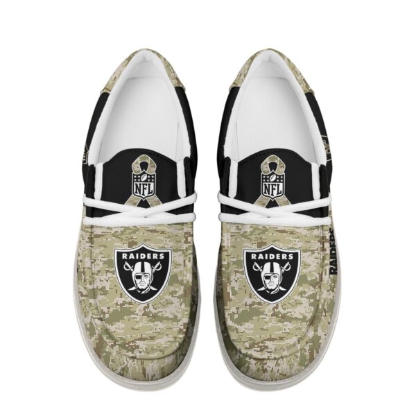Tubopro Las Vegas Raiders Personalized Hey Dude Shoes For Men And Women - Image 4