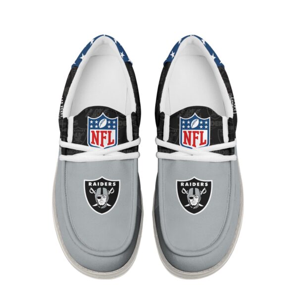 Tubopro Las Vegas Raiders Personalized Hey Dude Shoes For Men And Women - Image 4