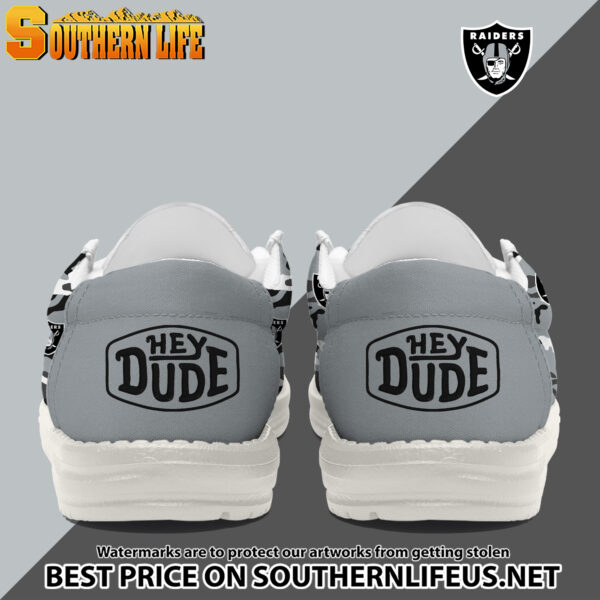 Tubopro Las Vegas Raiders Personalized Hey Dude Shoes For Men And Women - Image 3