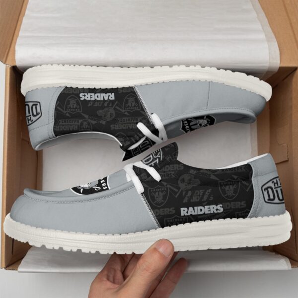 Tubopro Las Vegas Raiders Personalized Hey Dude Shoes For Men And Women - Image 2