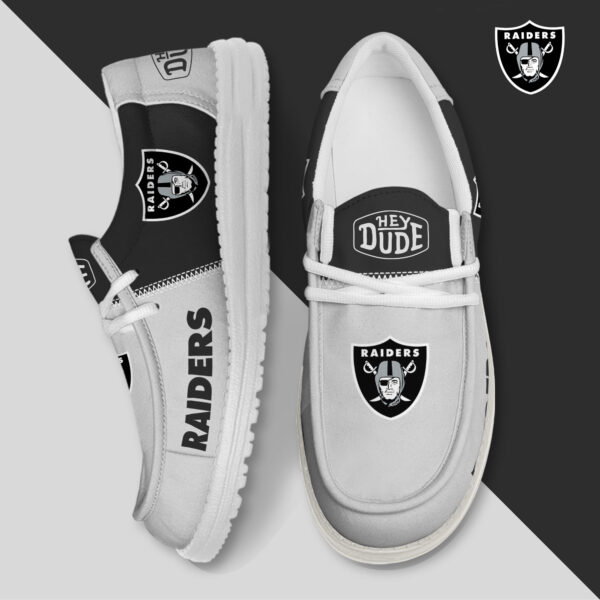 Tubopro Las Vegas Raiders Personalized Hey Dude Shoes For Men And Women