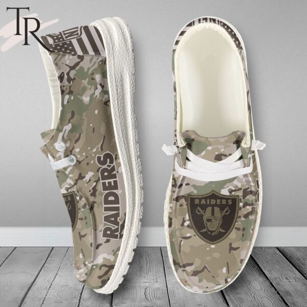 Tubopro Las Vegas Raiders Personalized Hey Dude Shoes For Men And Women - Image 4