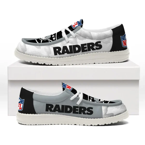Tubopro Las Vegas Raiders Personalized Hey Dude Shoes For Men And Women - Image 2