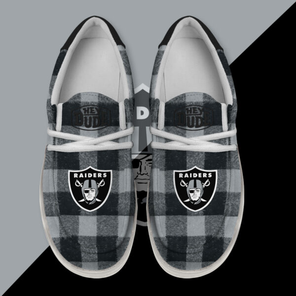 Tubopro Las Vegas Raiders Personalized Hey Dude Shoes For Men And Women