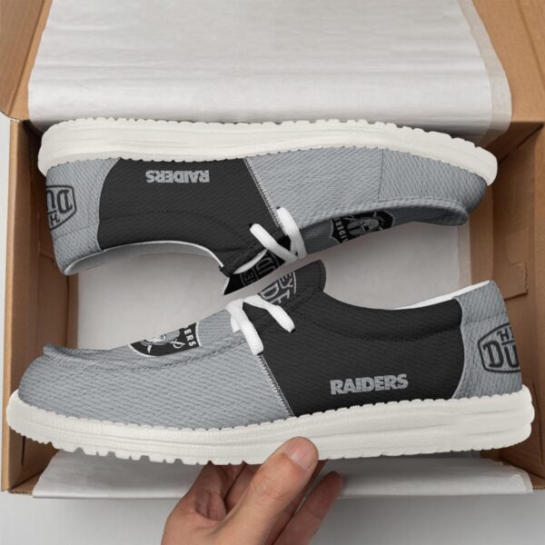 Tubopro Las Vegas Raiders Personalized Hey Dude Shoes For Men And Women - Image 2