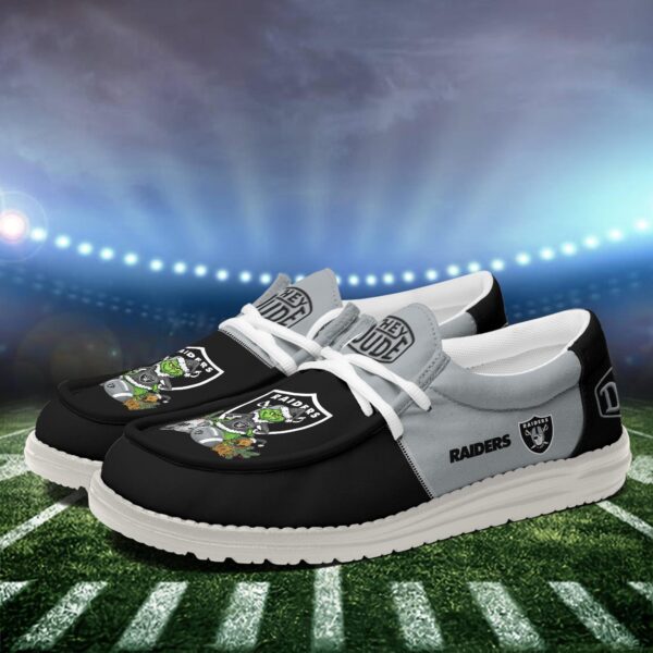 Tubopro Las Vegas Raiders Personalized Hey Dude Shoes For Men And Women - Image 4