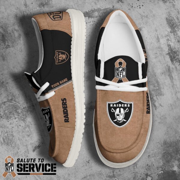 Tubopro Las Vegas Raiders Personalized Hey Dude Shoes For Men And Women