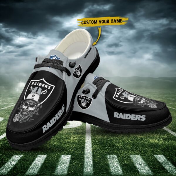 Tubopro Las Vegas Raiders Personalized Hey Dude Shoes For Men And Women - Image 4