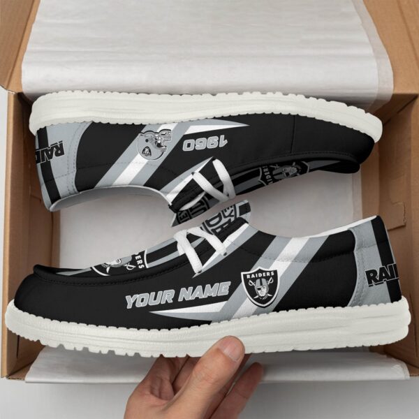 Tubopro Las Vegas Raiders Personalized Hey Dude Shoes For Men And Women - Image 2