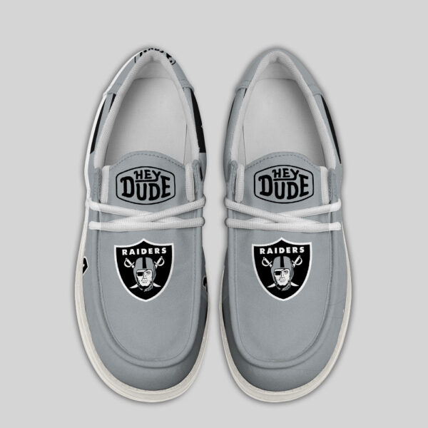 Tubopro Las Vegas Raiders Personalized Hey Dude Shoes For Men And Women - Image 4