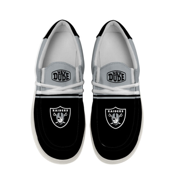 Tubopro Las Vegas Raiders Personalized Hey Dude Shoes For Men And Women - Image 4
