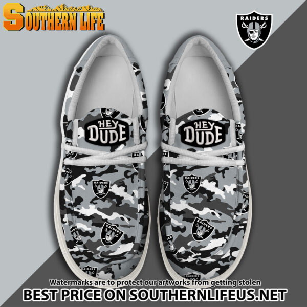 Tubopro Las Vegas Raiders Personalized Hey Dude Shoes For Men And Women