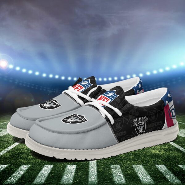 Tubopro Las Vegas Raiders Personalized Hey Dude Shoes For Men And Women - Image 3