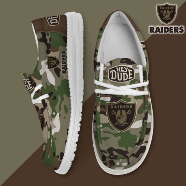Tubopro Las Vegas Raiders Personalized Hey Dude Shoes For Men And Women