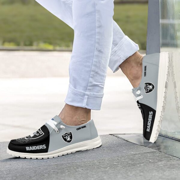 Tubopro Las Vegas Raiders Personalized Hey Dude Shoes For Men And Women - Image 7