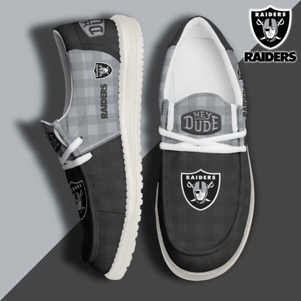 Tubopro Las Vegas Raiders Personalized Hey Dude Shoes For Men And Women