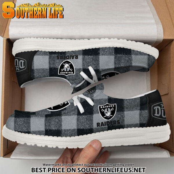 Tubopro Las Vegas Raiders Personalized Hey Dude Shoes For Men And Women - Image 4