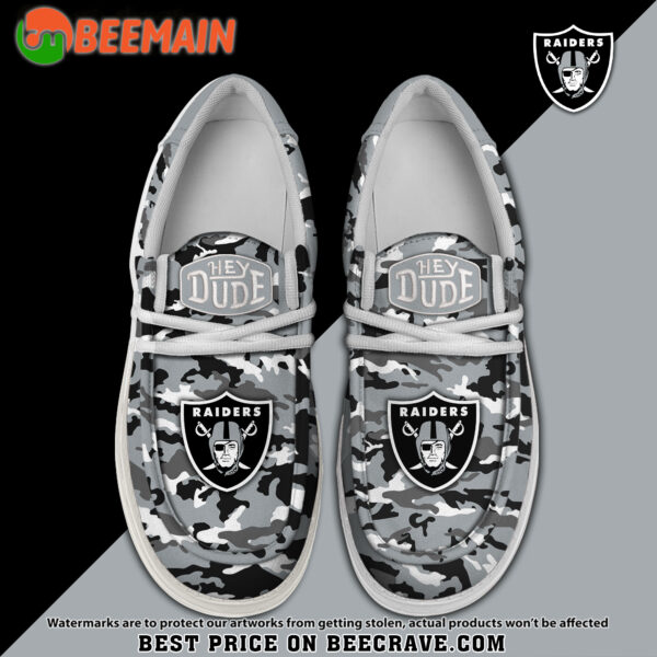 Tubopro Las Vegas Raiders Personalized Hey Dude Shoes For Men And Women