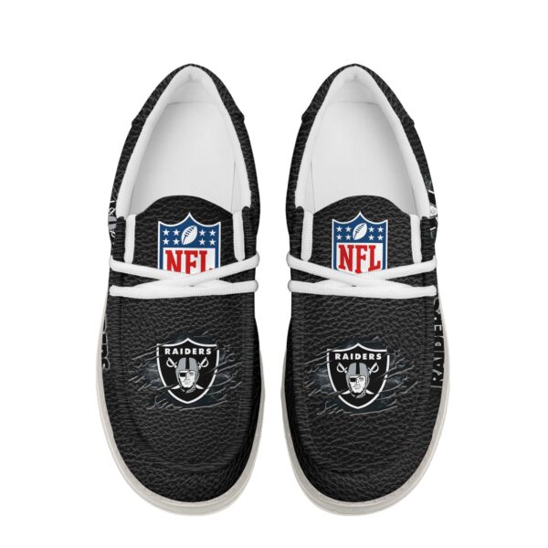 Tubopro Las Vegas Raiders Personalized Hey Dude Shoes For Men And Women - Image 4