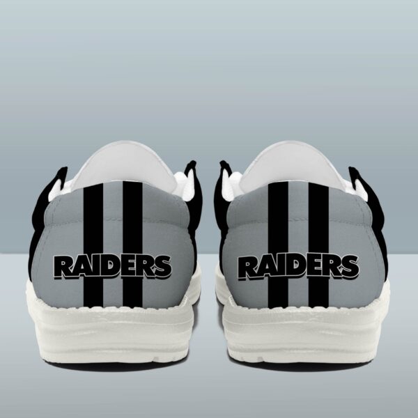 Tubopro Las Vegas Raiders Personalized Hey Dude Shoes For Men And Women - Image 4
