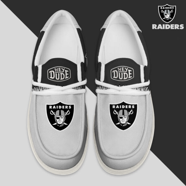 Tubopro Las Vegas Raiders Personalized Hey Dude Shoes For Men And Women - Image 4