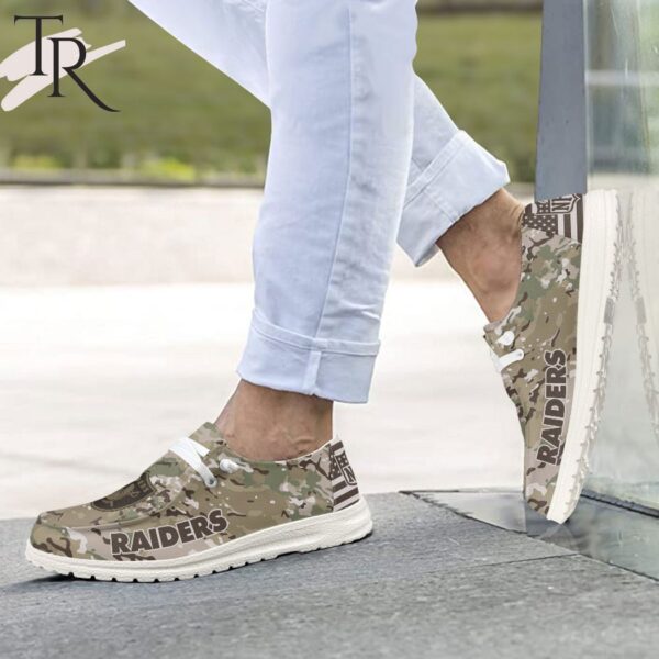 Tubopro Las Vegas Raiders Personalized Hey Dude Shoes For Men And Women - Image 6