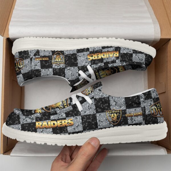 Tubopro Las Vegas Raiders Personalized Hey Dude Shoes For Men And Women - Image 2