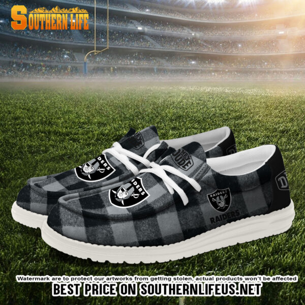 Tubopro Las Vegas Raiders Personalized Hey Dude Shoes For Men And Women - Image 2