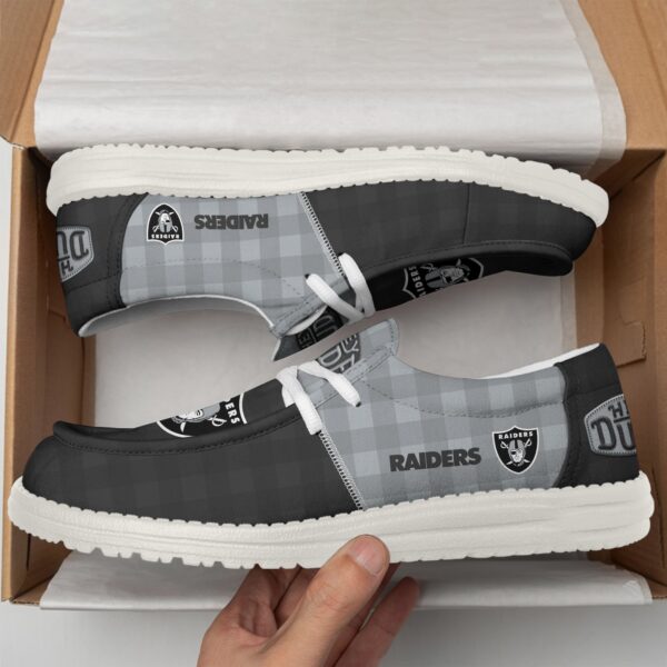 Tubopro Las Vegas Raiders Personalized Hey Dude Shoes For Men And Women - Image 3