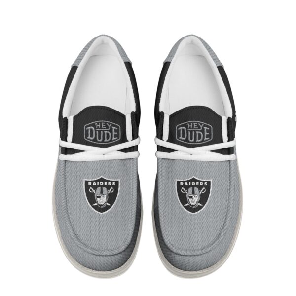 Tubopro Las Vegas Raiders Personalized Hey Dude Shoes For Men And Women - Image 4
