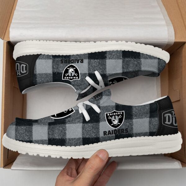 Tubopro Las Vegas Raiders Personalized Hey Dude Shoes For Men And Women - Image 5