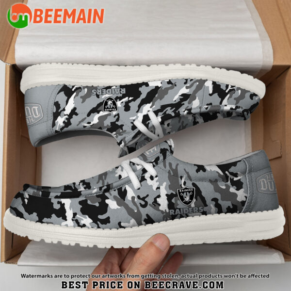 Tubopro Las Vegas Raiders Personalized Hey Dude Shoes For Men And Women - Image 4