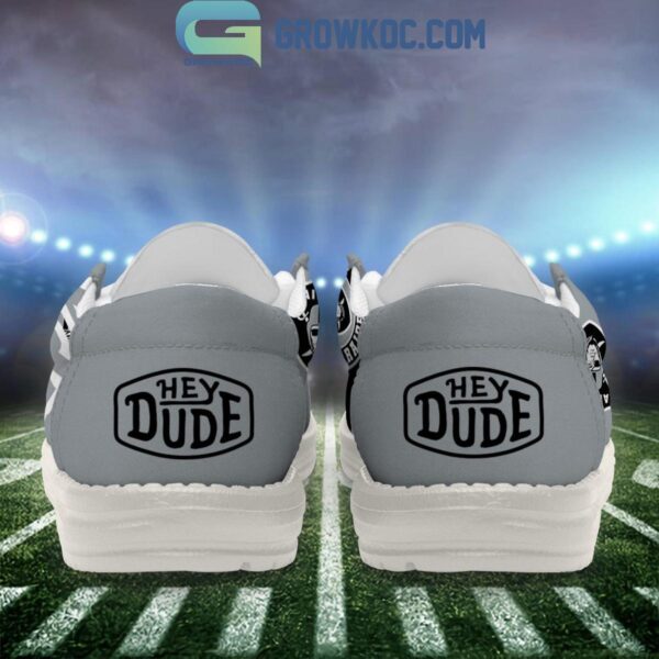Tubopro Las Vegas Raiders Personalized Hey Dude Shoes For Men And Women - Image 2