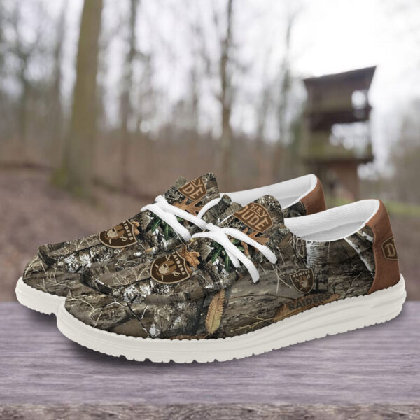 Tubopro Las Vegas Raiders Personalized Hey Dude Shoes For Men And Women - Image 3