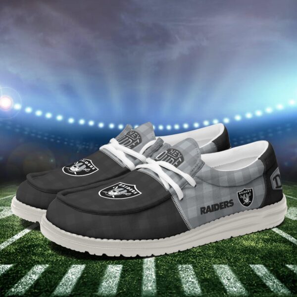 Tubopro Las Vegas Raiders Personalized Hey Dude Shoes For Men And Women - Image 4