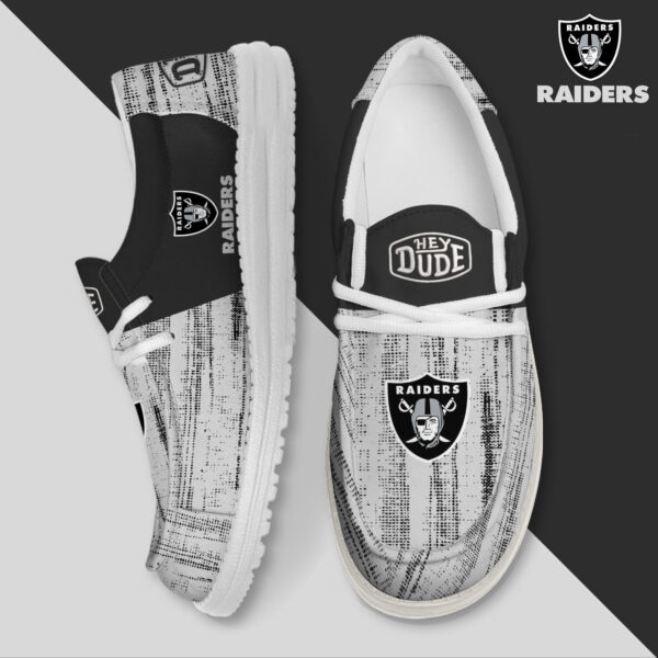 Tubopro Las Vegas Raiders Personalized Hey Dude Shoes For Men And Women