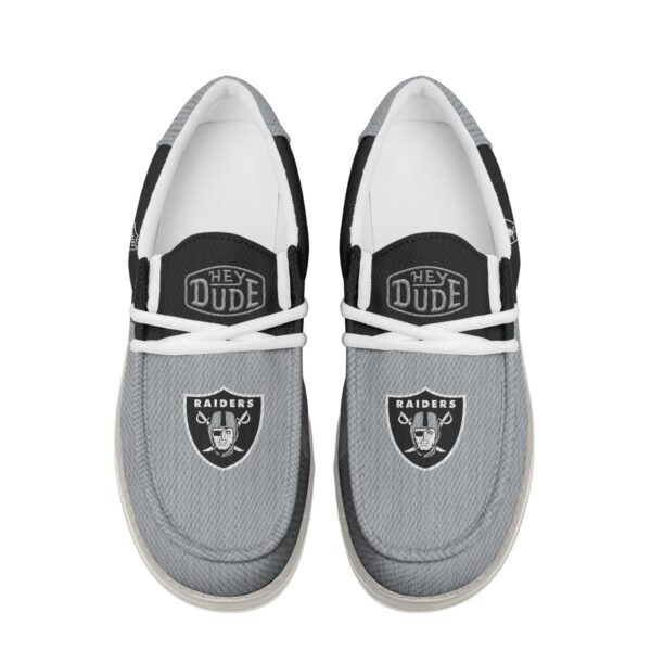 Tubopro Las Vegas Raiders Personalized Hey Dude Shoes For Men And Women - Image 4
