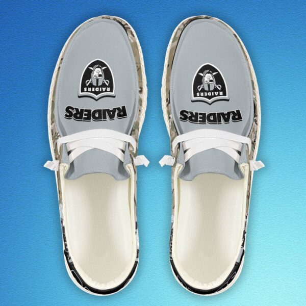 Tubopro Las Vegas Raiders Personalized Hey Dude Shoes For Men And Women - Image 3