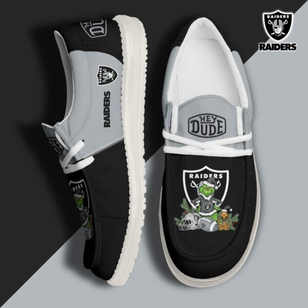 Tubopro Las Vegas Raiders Personalized Hey Dude Shoes For Men And Women