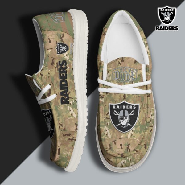 Tubopro Las Vegas Raiders Personalized Hey Dude Shoes For Men And Women