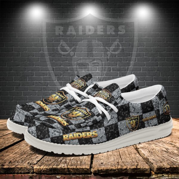 Tubopro Las Vegas Raiders Personalized Hey Dude Shoes For Men And Women - Image 3