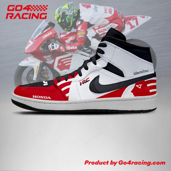 Tubopro LCR Honda Idemitsu AJ1 High Sneakers Shoes For Men And Women - Image 2