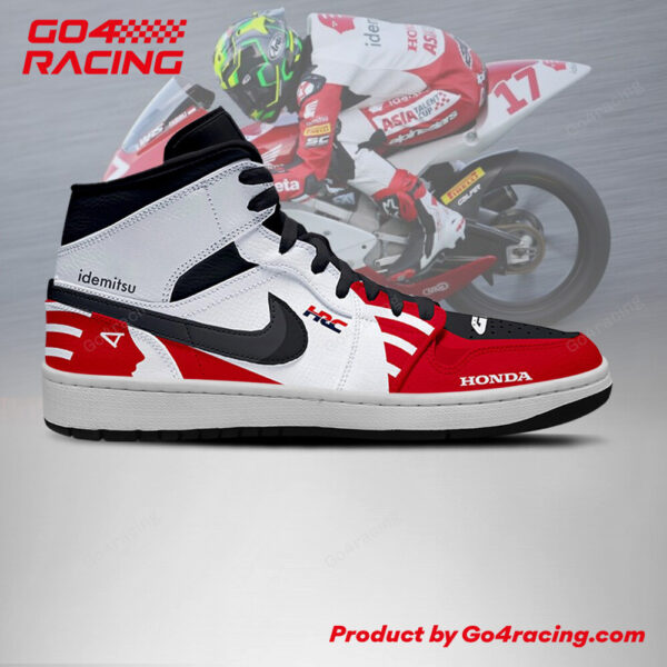Tubopro LCR Honda Idemitsu AJ1 High Sneakers Shoes For Men And Women - Image 3