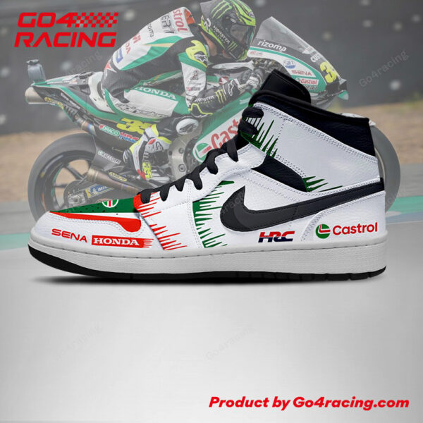 Tubopro Lcr Honda Idemitsu AJ1 High Sneakers Shoes For Men And Women - Image 2