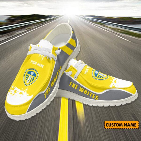 Tubopro Leeds United Personalized Hey Dude Shoes For Men And Women