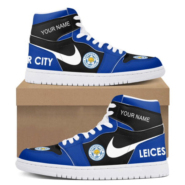 Tubopro Leicester City AJ1 High Sneakers Shoes For Men And Women - Image 2