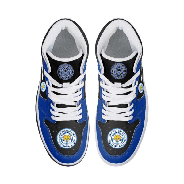 Tubopro Leicester City AJ1 High Sneakers Shoes For Men And Women - Image 3